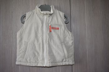 veste sans manche réversible 12 mois