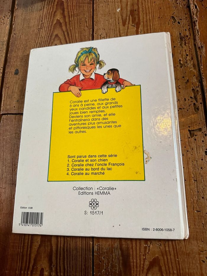 Livre album bd vintage Coralie et son chien éditions Hemma collection - photo numéro 2