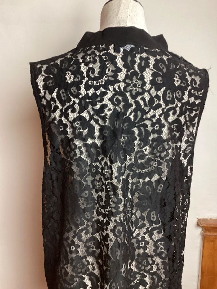 Blouse noire avec dentelle Kookaï 42 - photo numéro 5