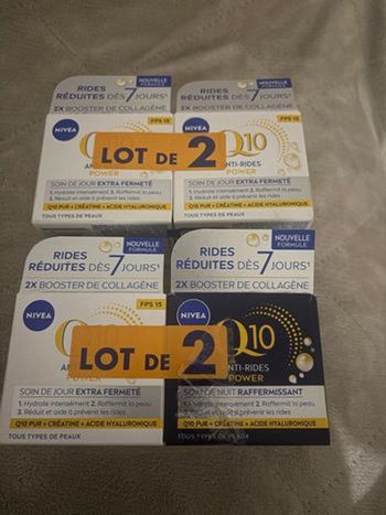 Crème Nivea Q10  50 ml  (4 au total) Neuf