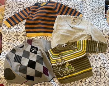 Lot de pull 6 mois