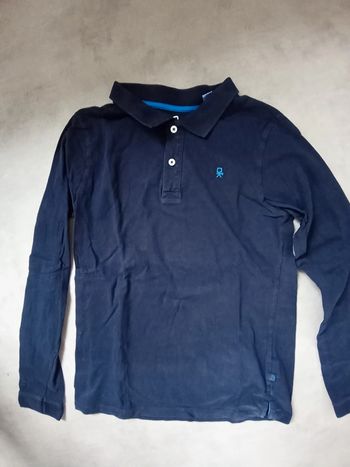 Polo manches longues garçon Okaïdi 12 ans