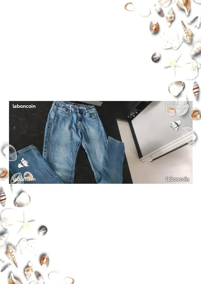 Jeans bleu taille 38
