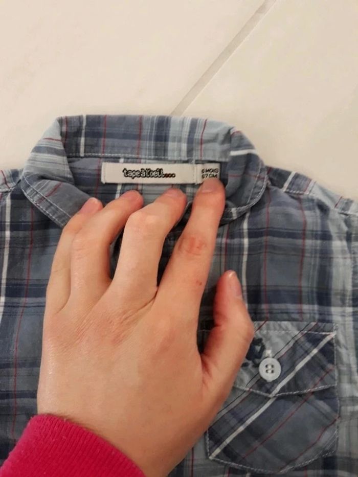 Lot de 2 chemises TAO 6 mois - photo numéro 5