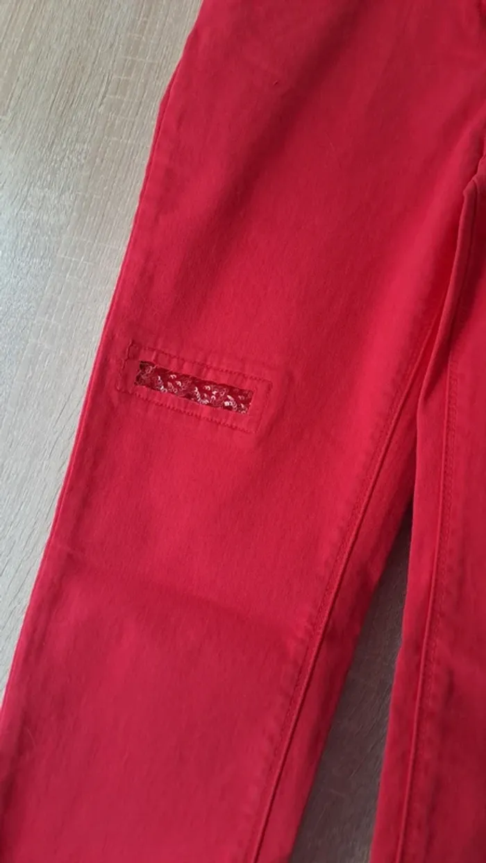 Jeans tape a l'œil rouge 12 ans + - photo numéro 2