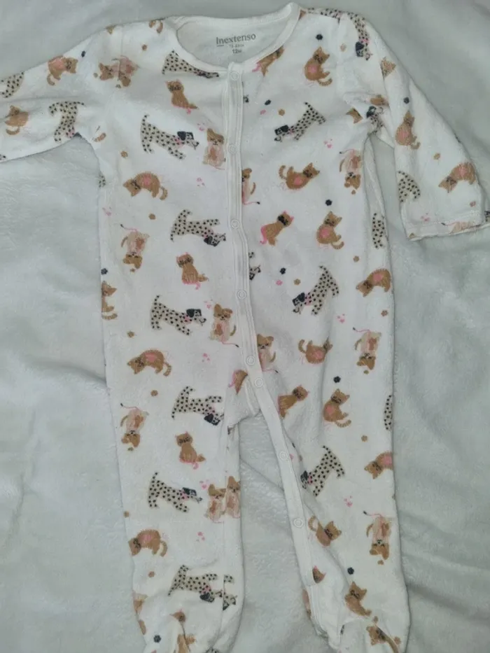 Pyjama en velours taille 12 mois 78-83 cm