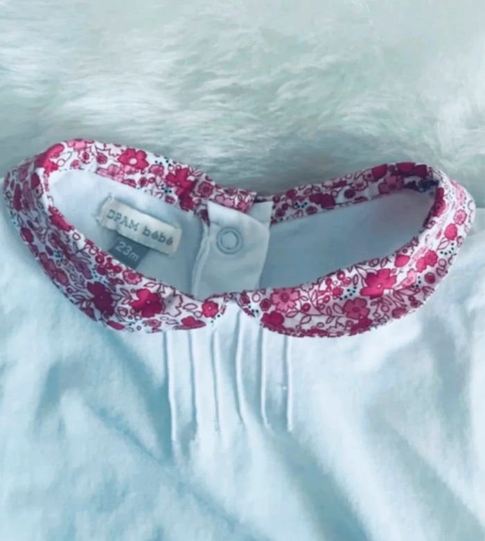 Bodie col Claudine 23mois motif liberty neuf - photo numéro 2