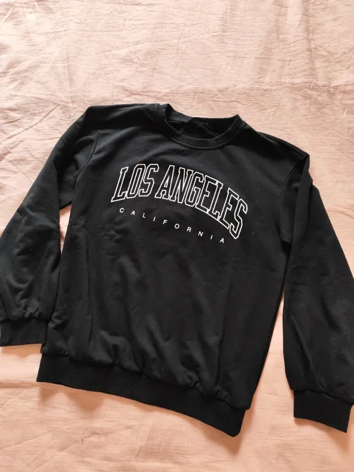 Sweat noir los Angeles taille XS shein
