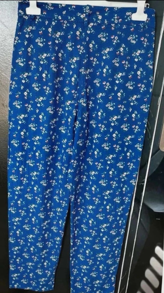 Pantalon Flowers en tissu gaufré - photo numéro 7