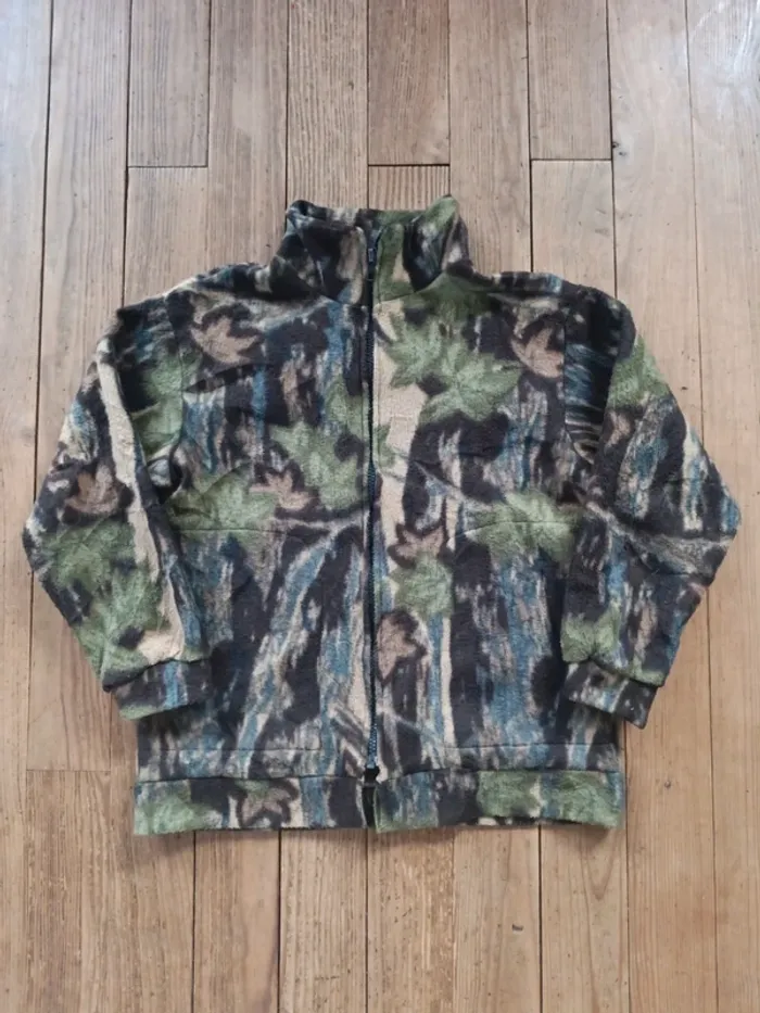 Veste polaire realtree camo chasse enfant