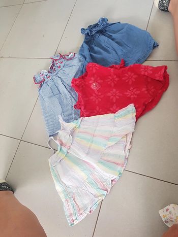 Lot robe bébé fille