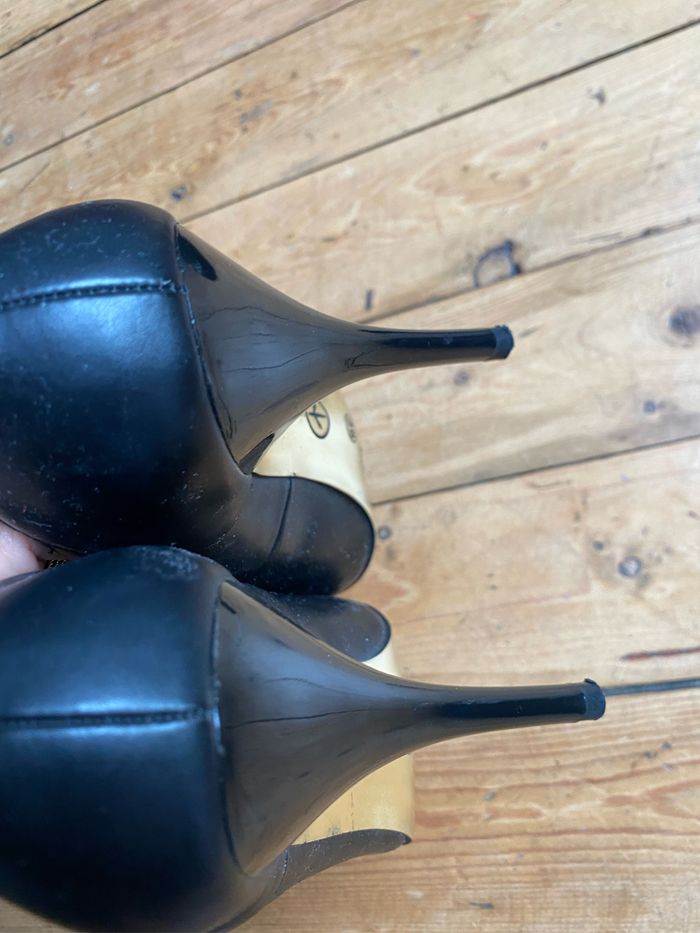 Escarpins noir talons aiguilles 38 Mosquitos - photo numéro 6