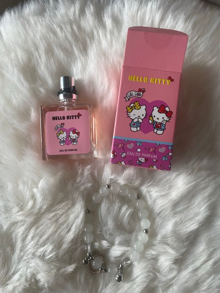 Mini parfum + bracelet hello kitty