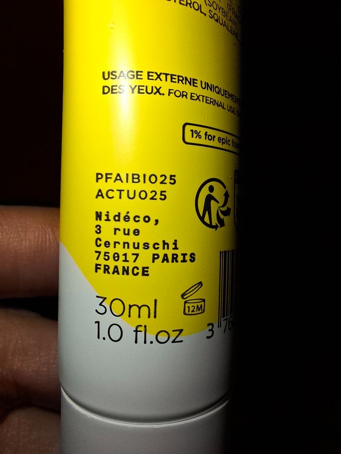 Cold Cream Nuit Nidēco "All I Want Is Comfort" – Neuf (30ml) - photo numéro 3