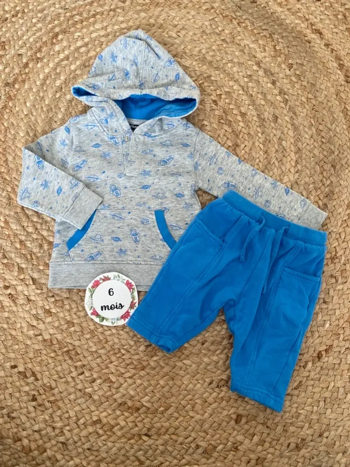 Ensemble 2 pièces jogging taille 6 mois