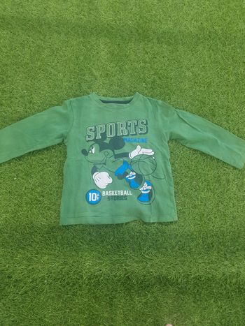 Tee shirt manches longues mickey