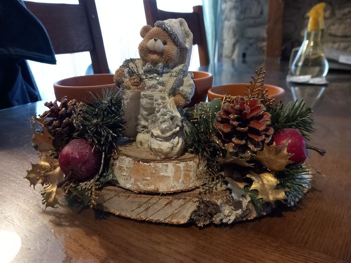 Décoration de table de Noël