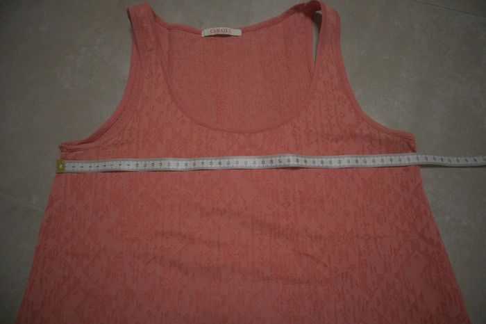 Débardeur corail, taille M - photo numéro 5