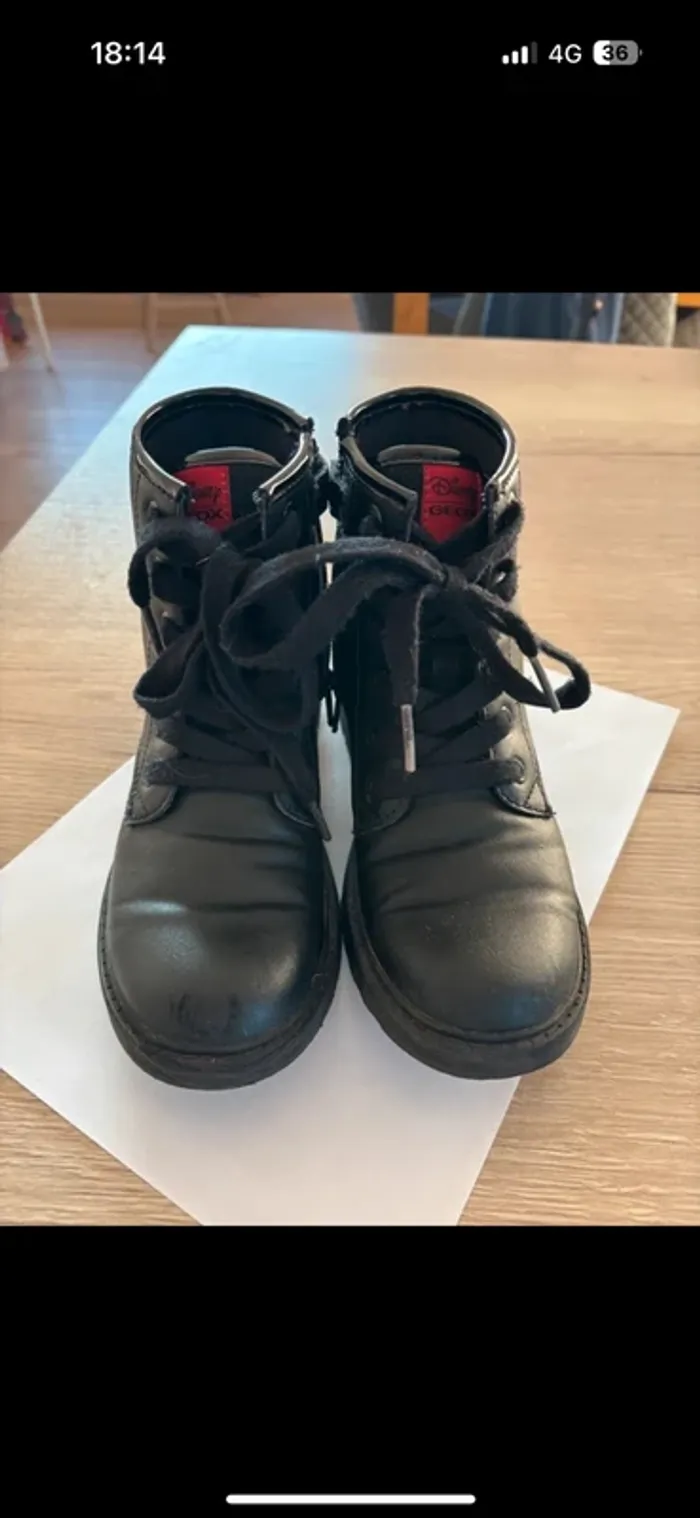 Bottines - Geox - Disney Minnie - Taille 33 - photo numéro 3