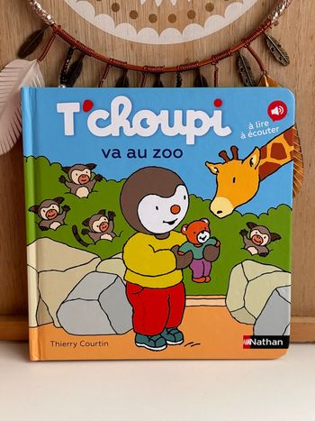 Livre tchoupi va au zoo