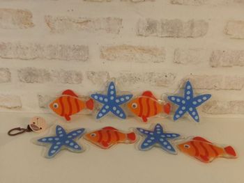 Ventouses poissons et étoiles de mer