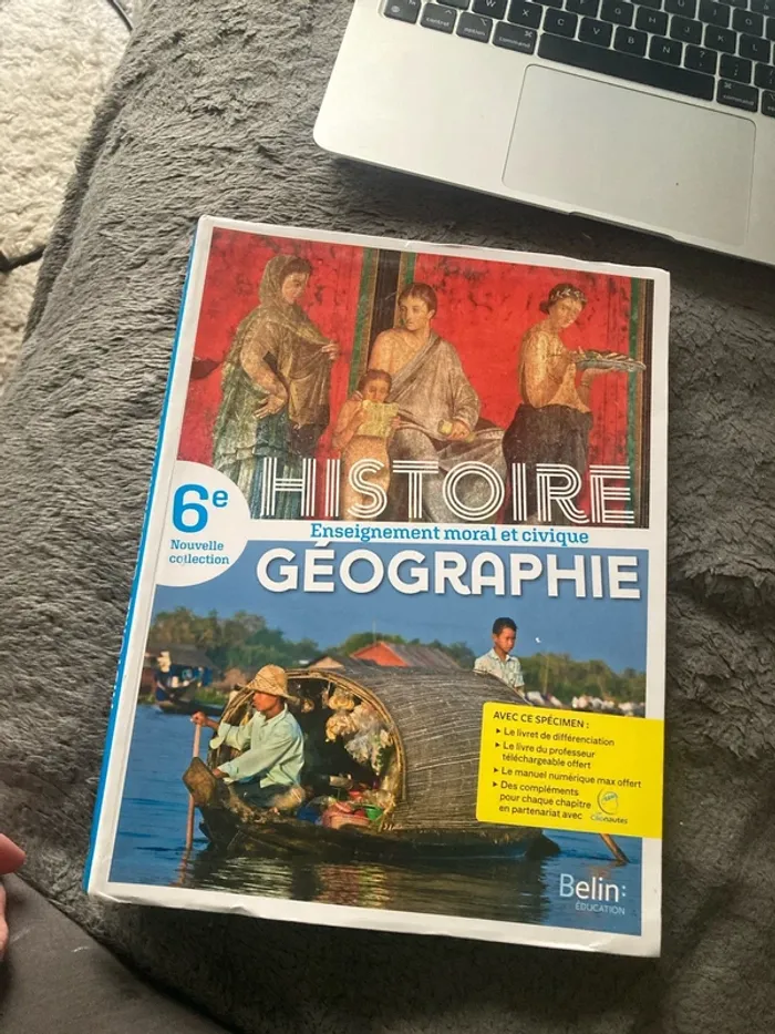 Manuel scolaire histoire géographie 6eme