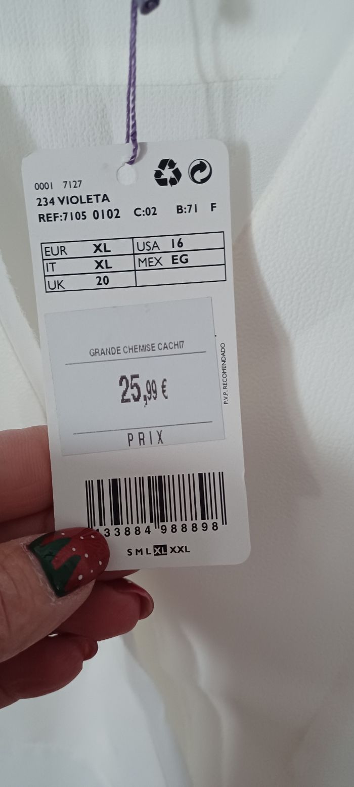 Très jolie blouse femme T XL - photo numéro 3