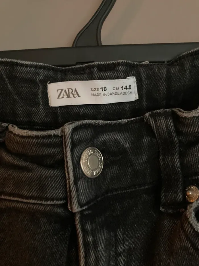 Zara jean noir New cargo 10 ans - photo numéro 4