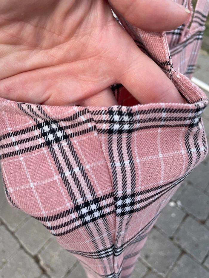 Superbe robe Pimkie rose à carreaux - photo numéro 7