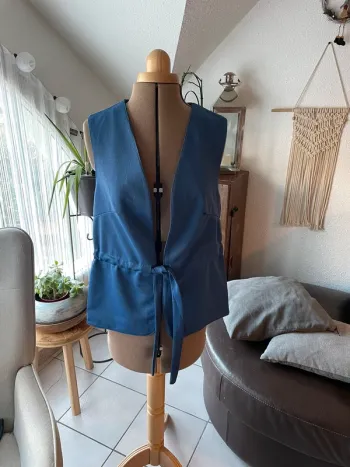 Boléro femme -T40 bleu