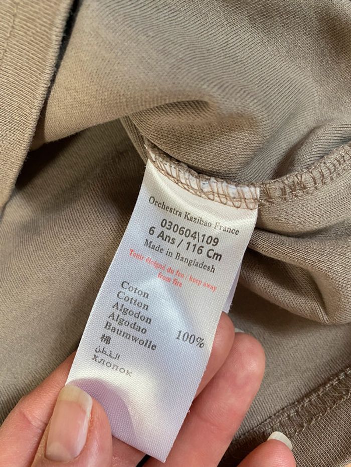 Beau sous-pull kaki Orchestra T. 6 ans/116 cm garçon TBE - photo numéro 6