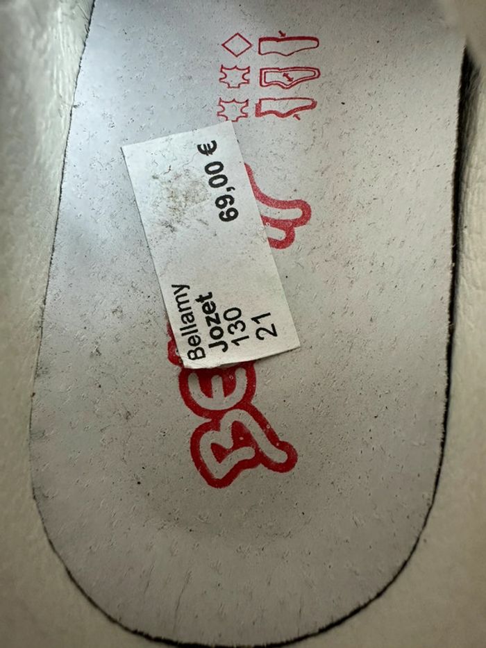 Paire de sandales grise Bellamy taille 21 - photo numéro 6