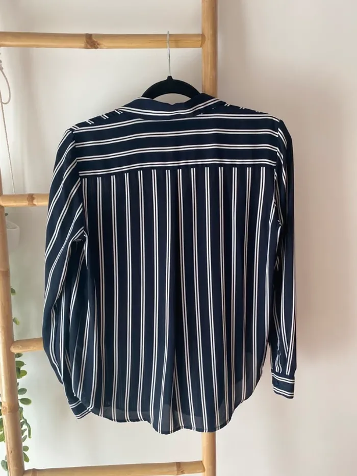 Chemise rayée marine - photo numéro 4
