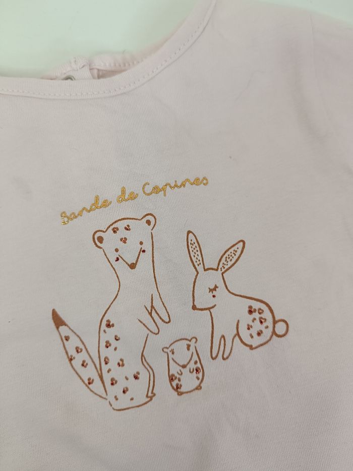 🦄 Tee shirt bébé fille taille 6 mois 🦄 - photo numéro 2