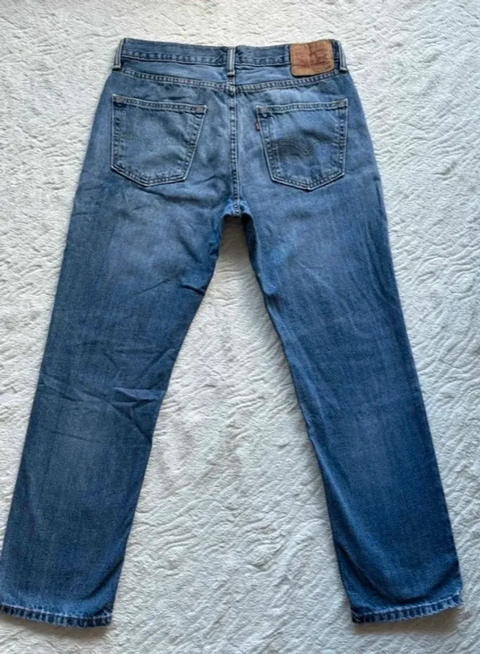 Levi’s 541 W32 (L/42) L30 Jean Athletic Fit slim taper bleu clair délavé fuselé 00s y2k vintage - photo numéro 11