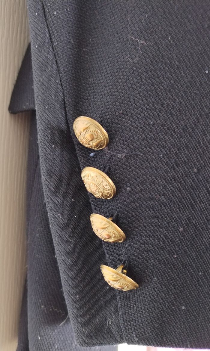 Veste vintage bleu marine 38/40 M/L Marciano - photo numéro 3