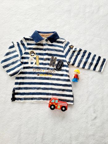 Polo manches longues "Dino"