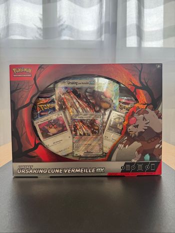 Pokémon Coffret Ursaking Lune Vermeille ex Neuf Français