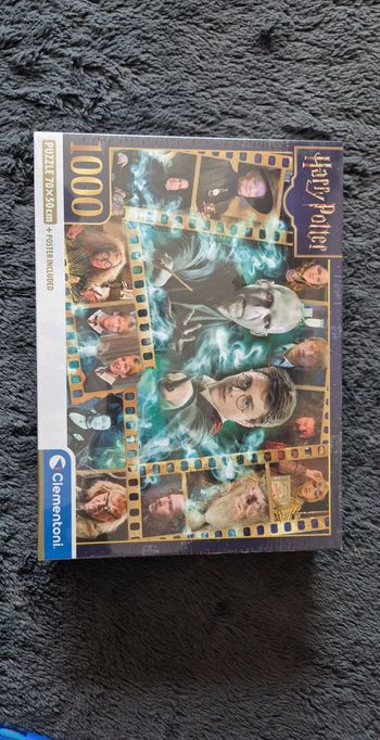 Clementoni - Puzzle pour Adultes 1000 Pièces, Harry Potter - Compact Box