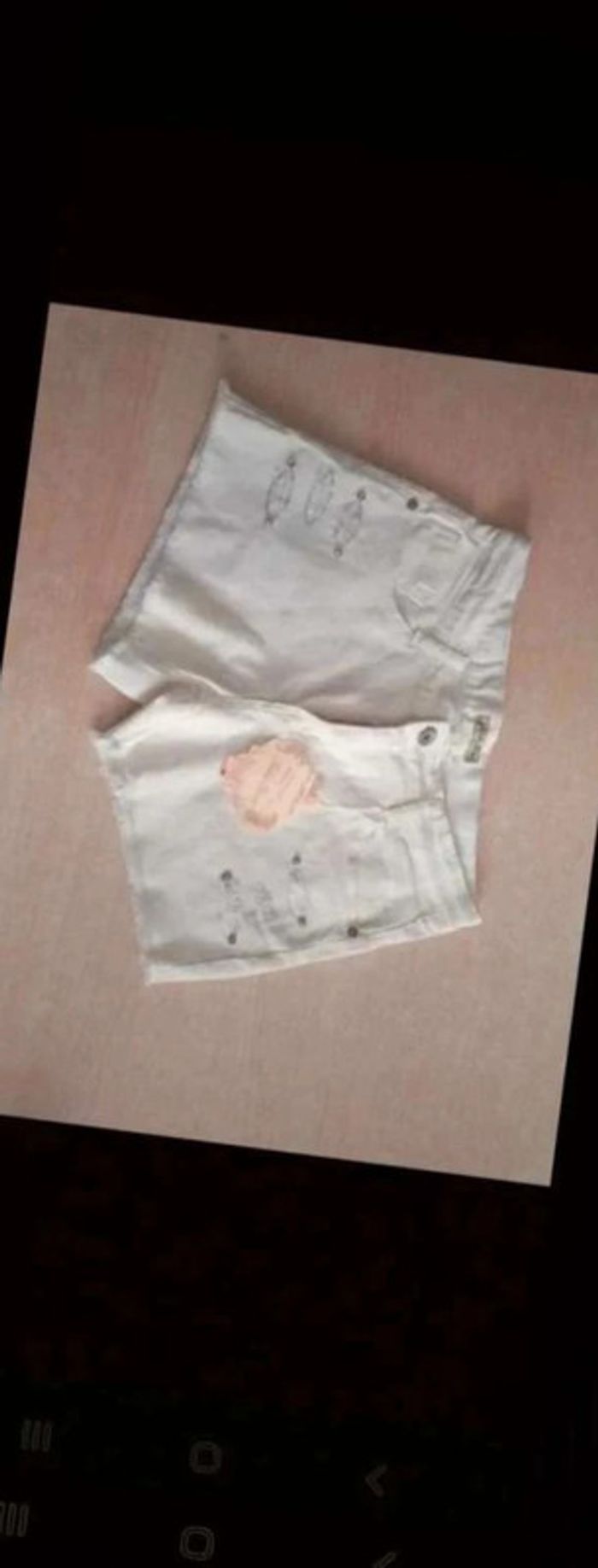 Short blanc fille - photo numéro 3