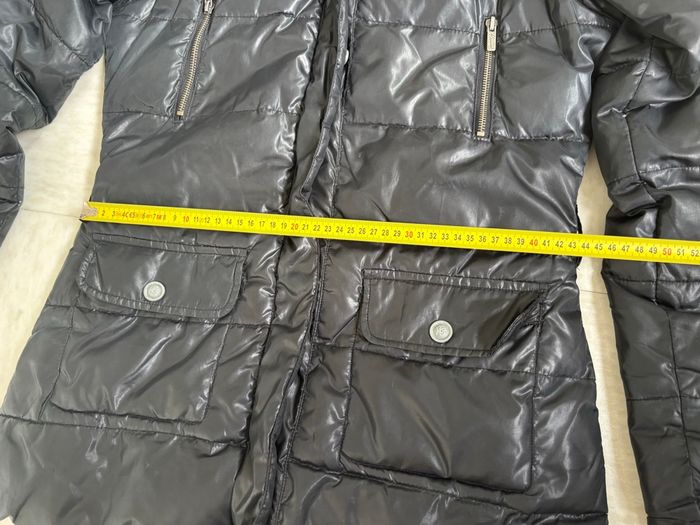 Doudoune Kaporal  noire slim longue à capuche avec fausse fourrure - L - photo numéro 5