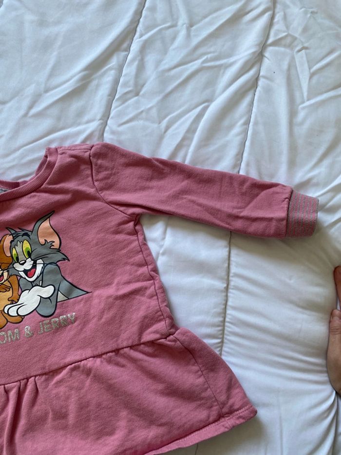 Robe pull taille 3 ans tom et Jerry - photo numéro 3