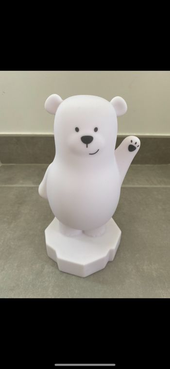 Veilleuse Ours blanc