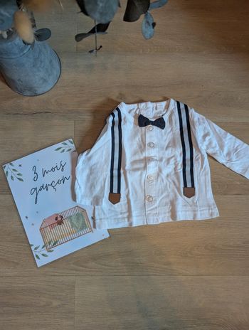 T-shirt manche longue NPO 3 mois