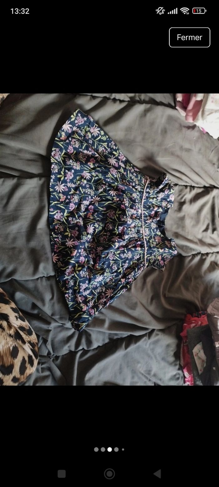 Lot de robes et salopette bébé fille 6 mois - photo numéro 3