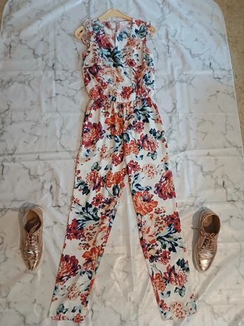 Combi pantalon fleurie Emma & Ella taille S