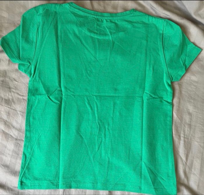 T shirt Zara vert - photo numéro 2