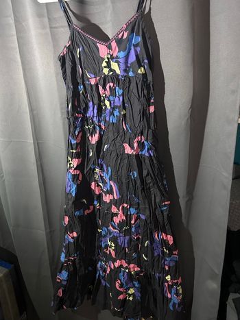 Robe longue, multicolore, 16 ans