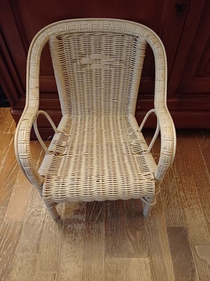 Chaise en rotin enfant - photo numéro 2