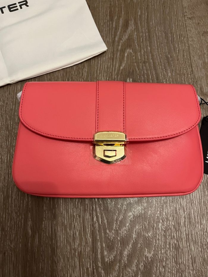 Sac Lancaster Rose blush et or cuir - Neuf - photo numéro 4